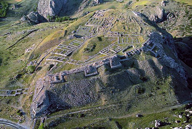 Ruins of Hittite capital city Hattusa