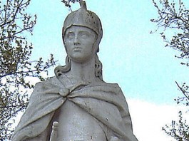 Statue of Visigothic king Ataulf.