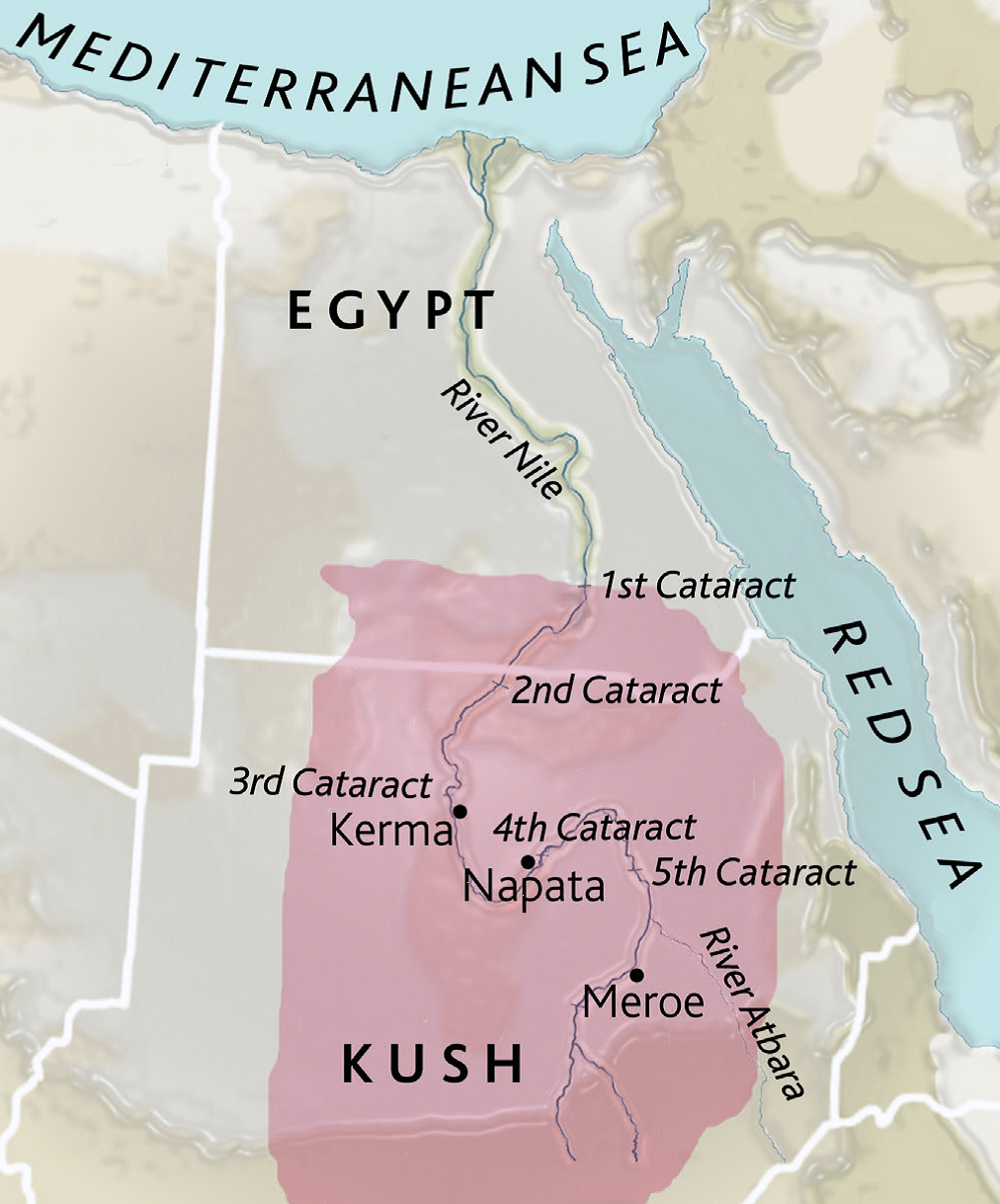 Kingdom of Kush map