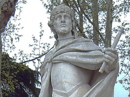 Statue of Luivigild in Madrid. Photograph: Luis Garcia