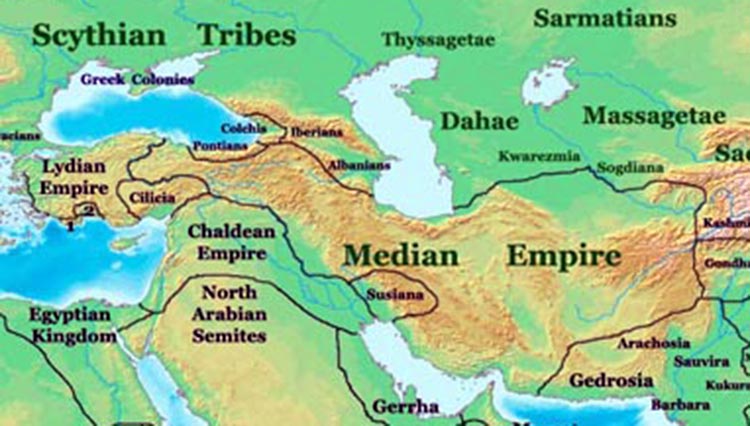 Median empire  around 600BC
