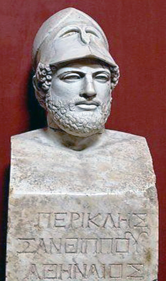 Portrait bust of Perikles.