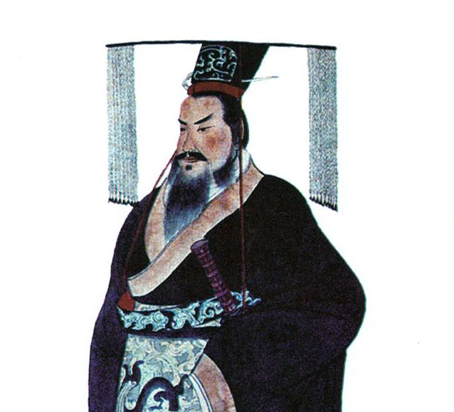 Portait of Qin Shi Huang (19 century AD)