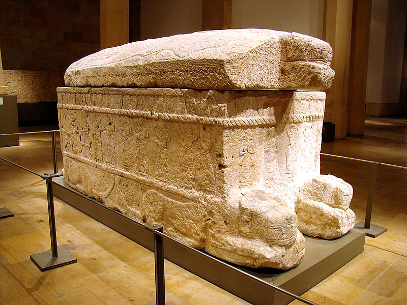 Sarcophagus of Phoenician king Ahiram 
