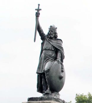 Alfred The Great statue in Winchester