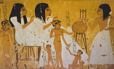 Ancient-Egyptian-womans-and-children