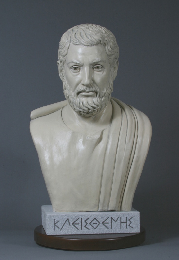 Cleisthenes modern bust presented in 2004 at the Ohio statehouse. More about bust: www.ohiochannel.org/MediaLibrary/Media.aspx?fileId=122205