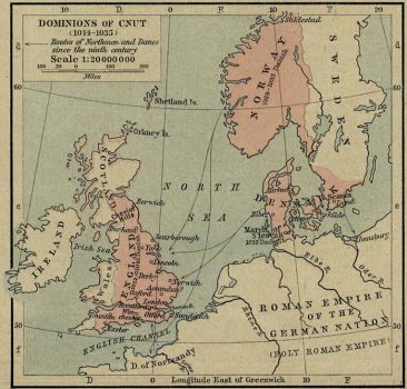 Territory of the Cnut the Great.