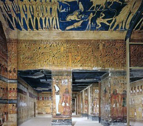 Decorations from the tomb of Seti I