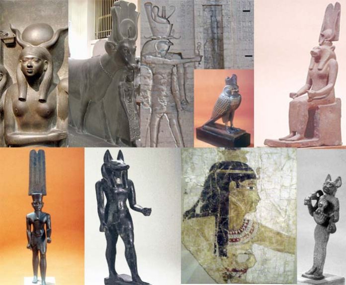 Ancient Egyptians believed in different gods (polytheism)
