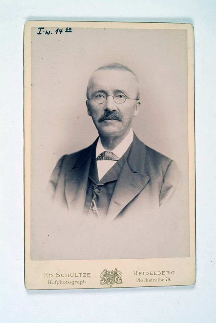 Heinrich Schliemann portrait, Heidelberg University Library Portrait of Heinrich Schliemann. Heidelberg University Library