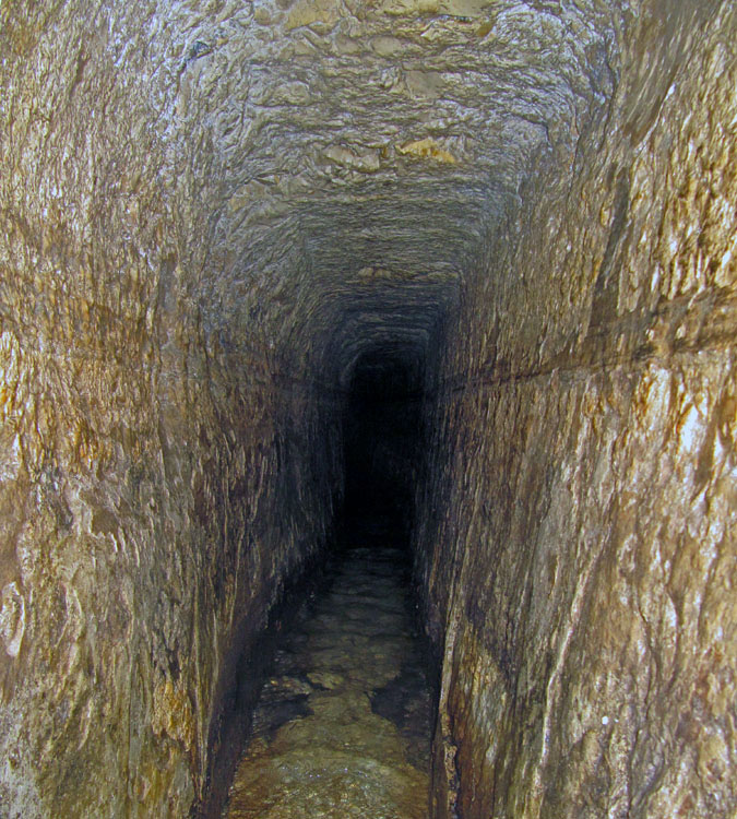 Tunnels for water supply under Jerusalem during Hezekiah reign.