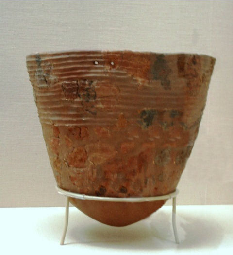 Incipient Jomon period pottery.