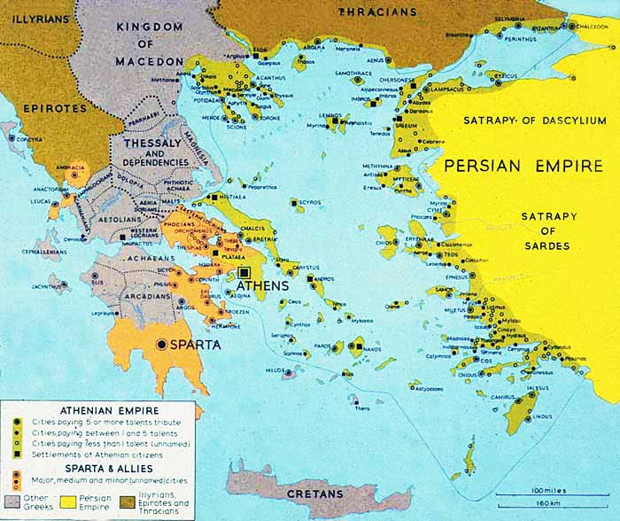Spartan hegemony (404-371 B.C) after the Peloponnesian War