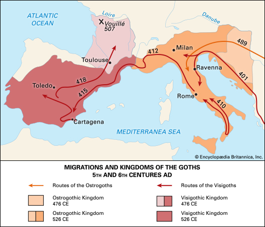Kingdom of Visigoths.
