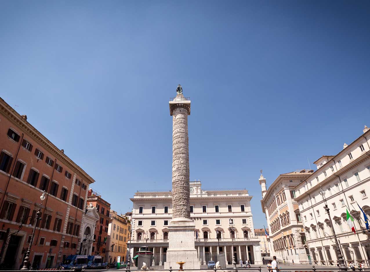 Column of Marcus Aurelius - Piazza Colonata (Rome)