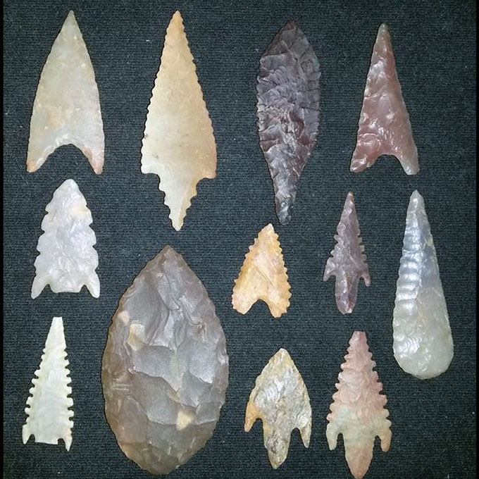 Neolithic arrow heads.