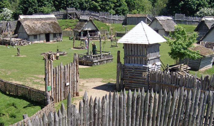 Normans-Village-England Replica of the Norman village.