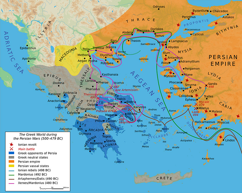 Persian Invasion of Greece. 