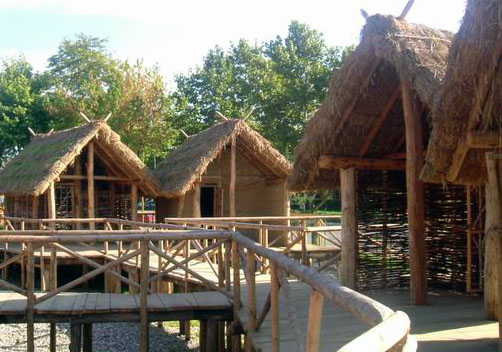 Pile dwellings reconstruction