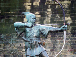 Robin_Hood_statue in Nottingham