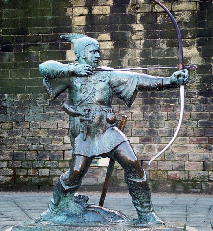 Robin_Hood_statue Robin_Hood_statue in Nottingham