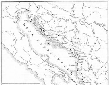 Territories inhabited by Illyrian tribes.