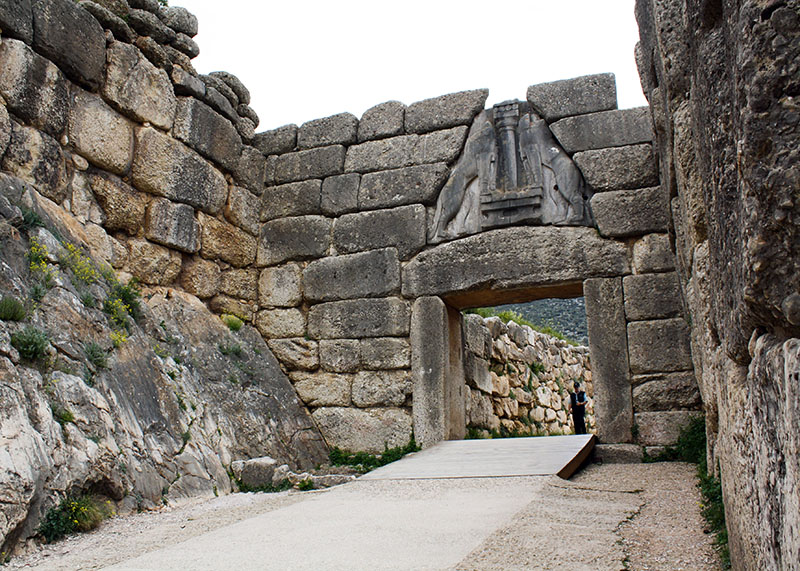 Mycenae gate ruins