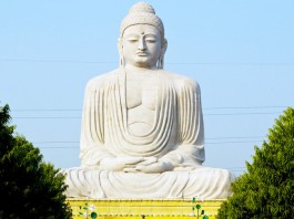 Buddha statue in Bodh Gaya