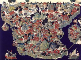 Illustration of Byzantium (Constantinople)