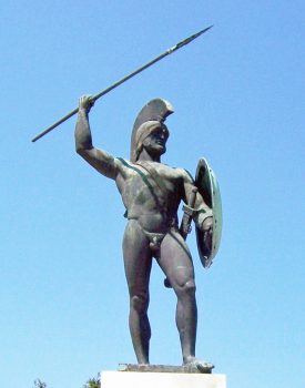 Leonidas statue