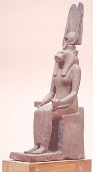 Lion headed goddess Sekhmet.