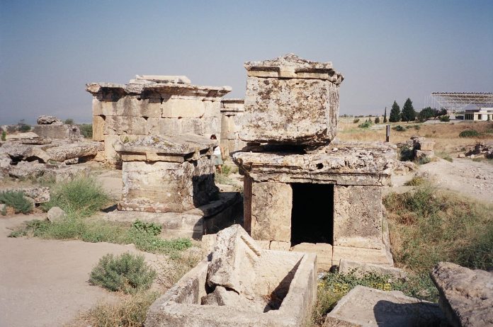 Tombs near Pammukale in Turkey.Photo by Michael Streich